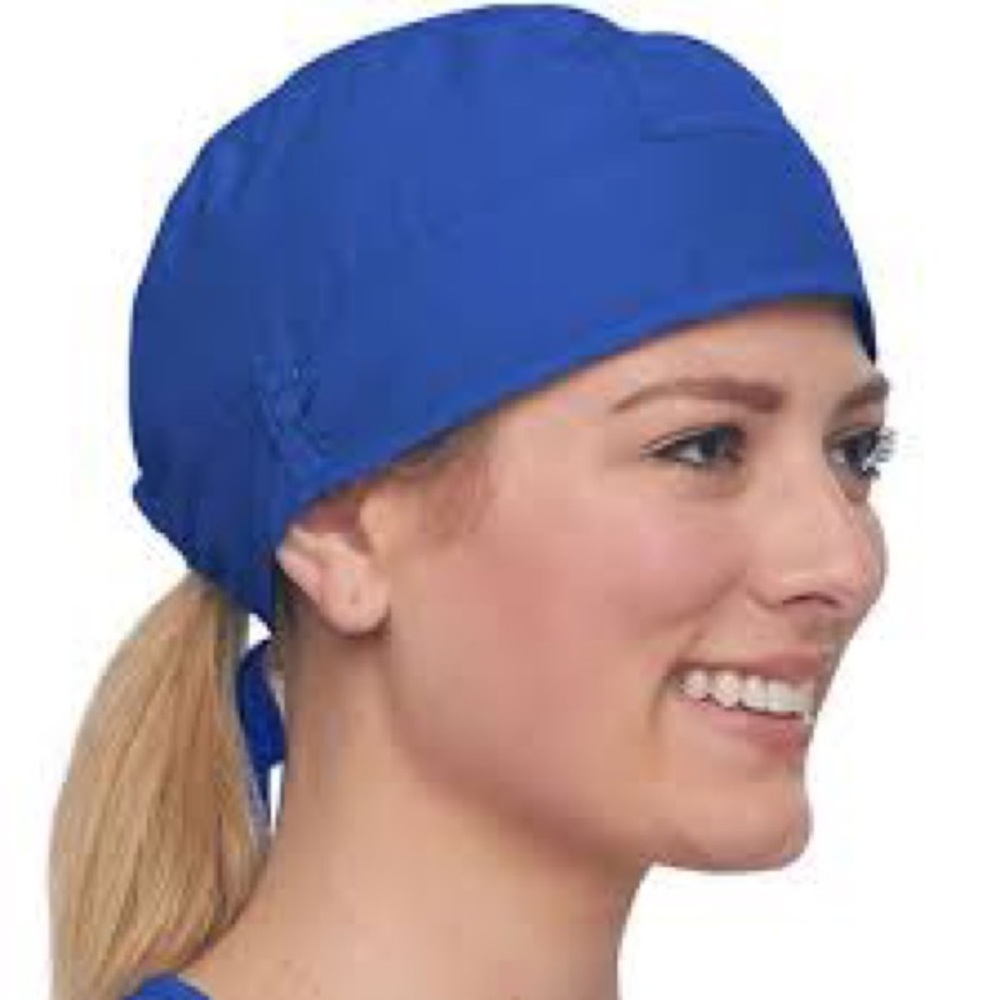 Set of three adult scrub hats